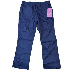 Med Couture Yoga Quick Dry Stretch Women's Scrub Pants -Medium - Navy Blue